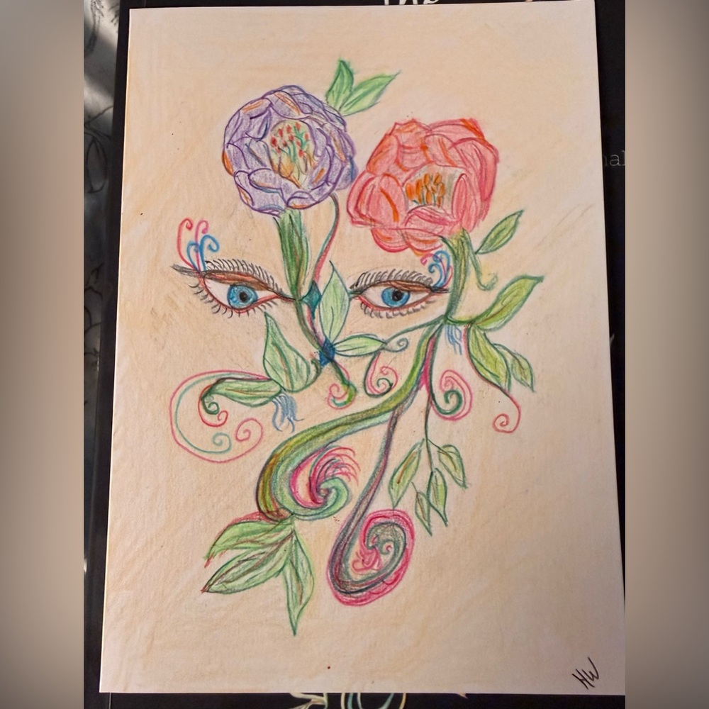 Floral Eye Art Print 
By Heidi